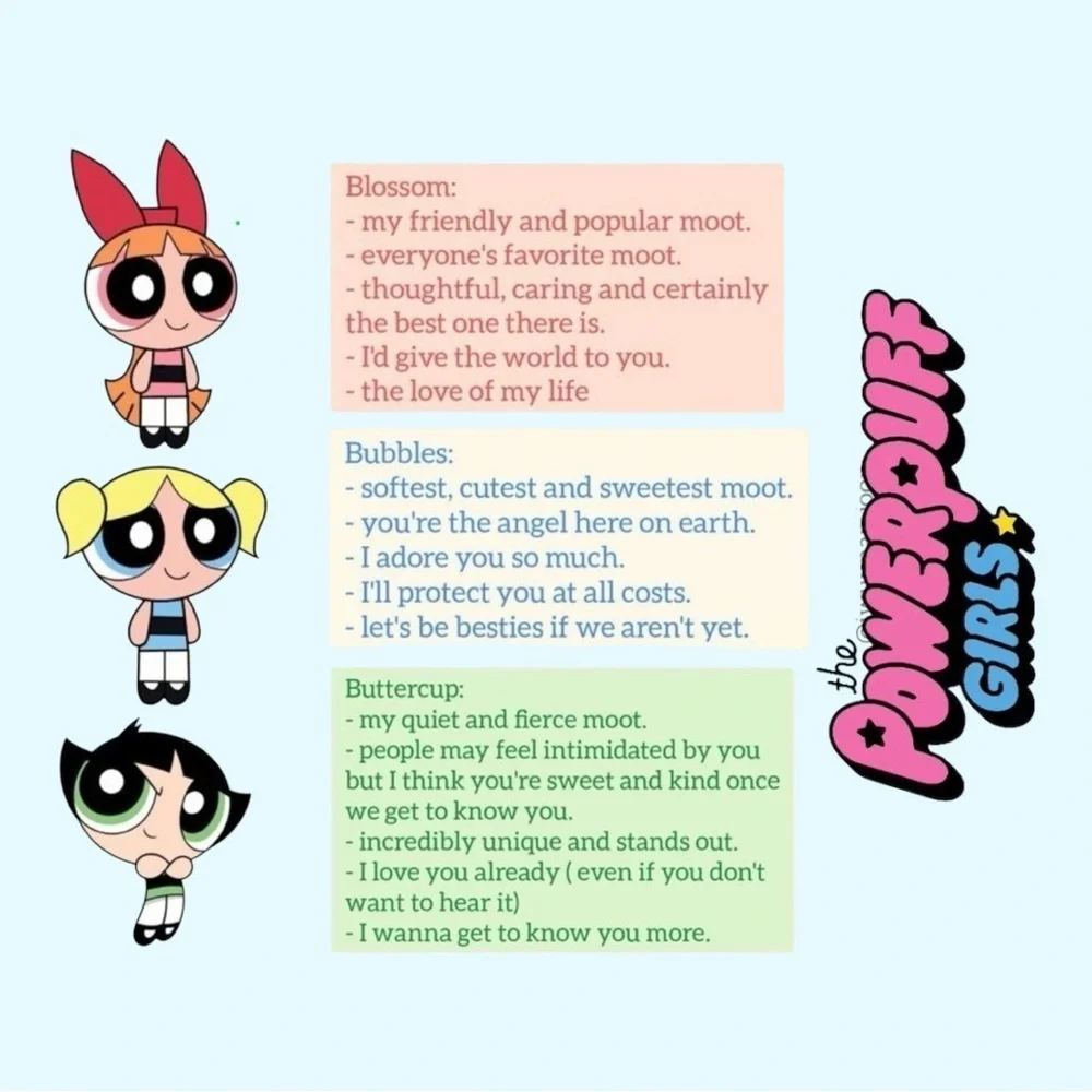 The Powerpuff Girls 3pcs Set Blossom, Bubbles, Buttercups makeup Sponge Set